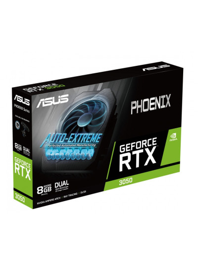 Tarjeta de Video ASUS NVIDIA Phoenix GeForce RTX 3050 8G, 8GB 128-bit GDDR6, PCI Express 4.0