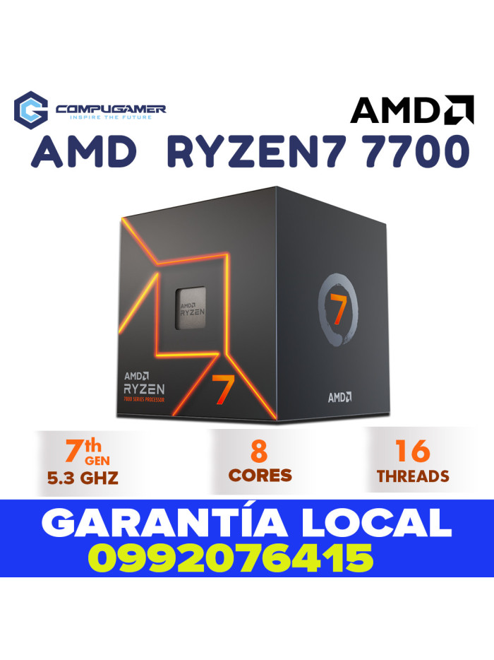 Procesador AMD Ryzen 7 7700, S-AM5